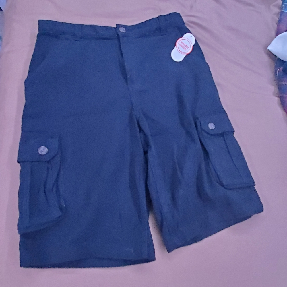 Black Cargo Shorts